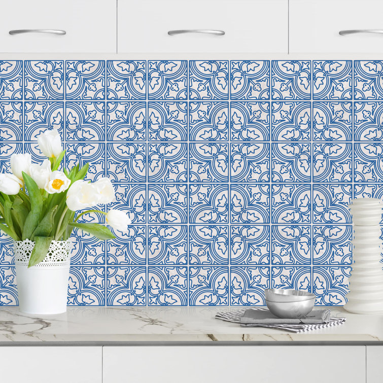 Latitude Vive Kitchen Backsplash Tile Pattern Faro Grey Wayfair.co.uk